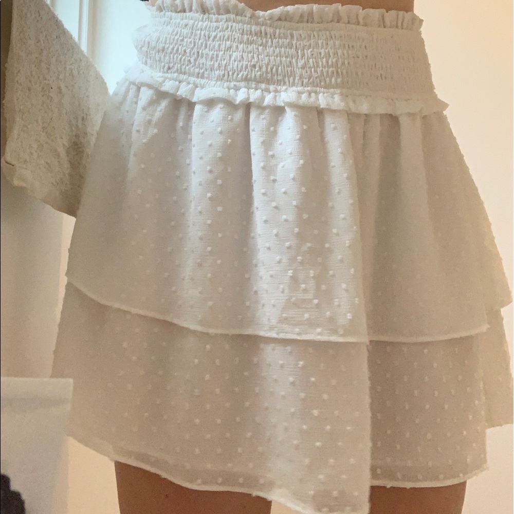 White Flowy Skirt (M)